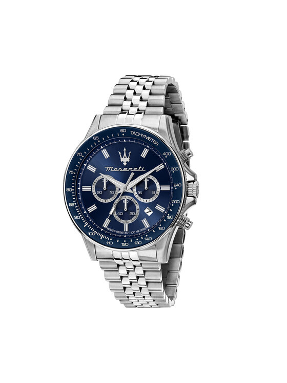 Maserati Maserati Hodinky Sfida Chronograph R8873640025 Strieborná