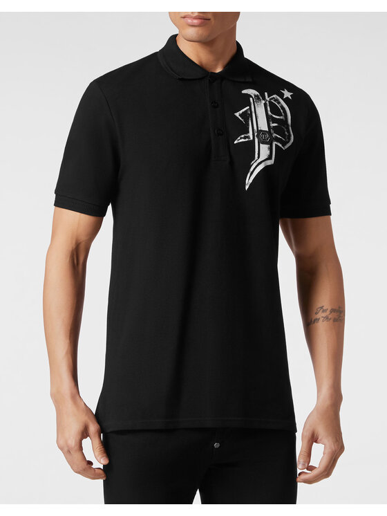 PHILIPP PLEIN PHILIPP PLEIN Polo 755 Nero Slim Fit