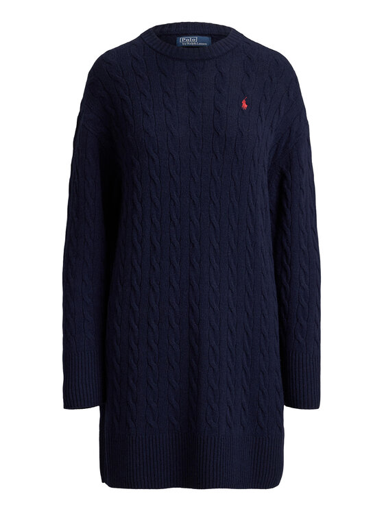 Polo Ralph Lauren Polo Ralph Lauren Strickkleid 211B17446001 Dunkelblau Regular Fit