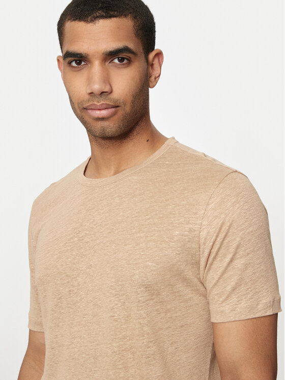 BOSS Boss T-shirt Tiburt 456 50511612 Beige Regular Fit