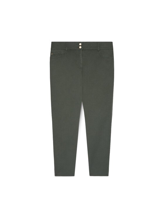 Fiorella Rubino Fiorella Rubino Pantaloni di tessuto P713T005196N035 Verde Skin Fit