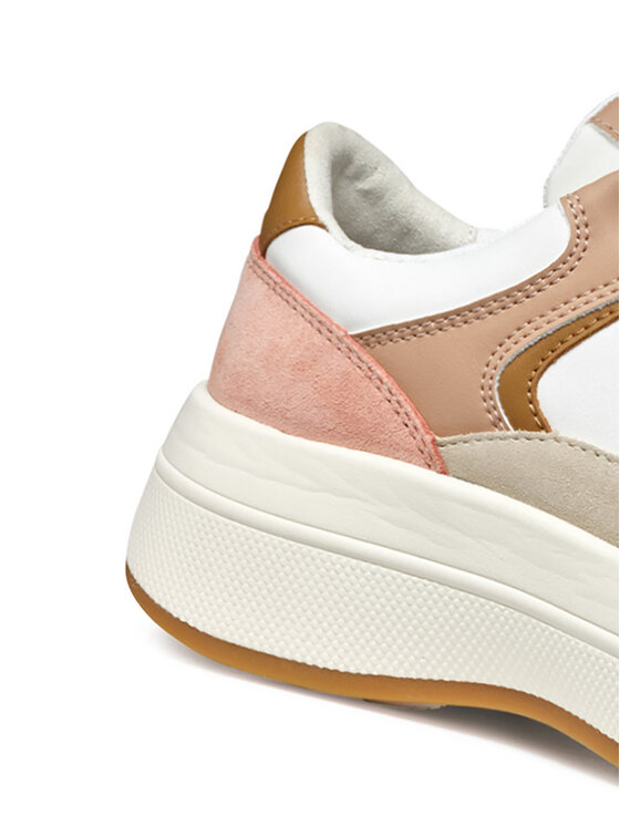 Geox Geox Sneakersy D Spherica Ecub-3 D46WTB 05422 C1Z5Q Biela