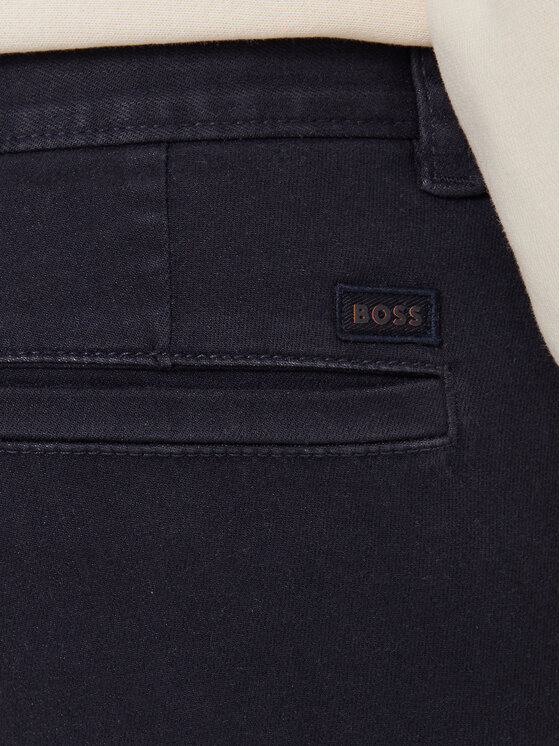BOSS BOSS Chino nohavice 50547865 Tmavomodrá Slim Fit