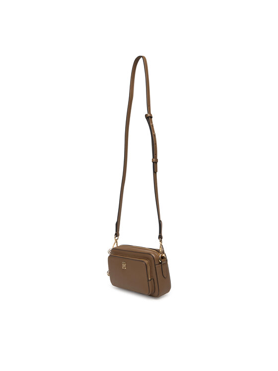 Tommy Hilfiger Tommy Hilfiger Torebka Th Icon Camera Bag AW0AW18120 Brązowy