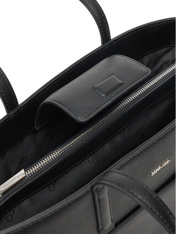 Calvin Klein Calvin Klein Τσάντα Ck Must Medium Shopper_Caviar K60K613086 Μαύρο
