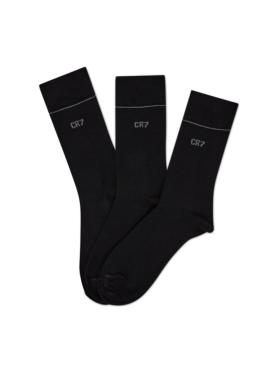 Cristiano Ronaldo CR7 Cristiano Ronaldo CR7 Set 10 perechi de șosete lungi pentru bărbați 300-8290-800-9000 Negru