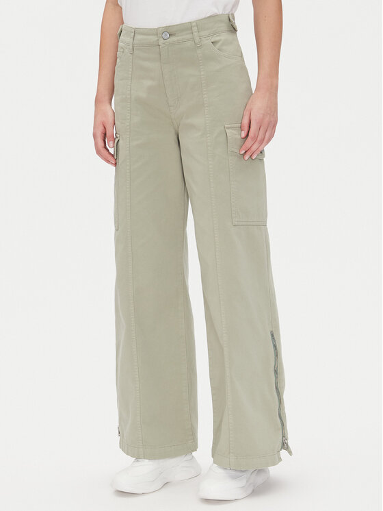 HUGO HUGO Cargo nadrág Holoma 50536955 Zöld Relaxed Fit