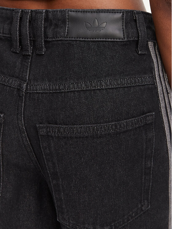 adidas adidas Jeansy KQ6469 Černá Oversize