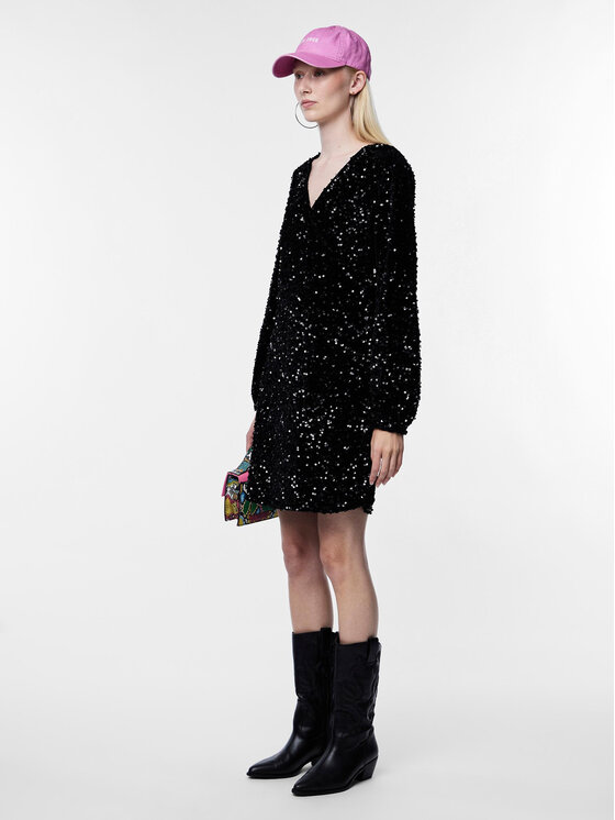 Pieces Pieces Коктейльна сукня 17133626 Чорний Slim Fit