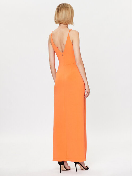 Guess Guess Abito da sera Ramsha W3GK65 KBPZ0 Arancione Regular Fit