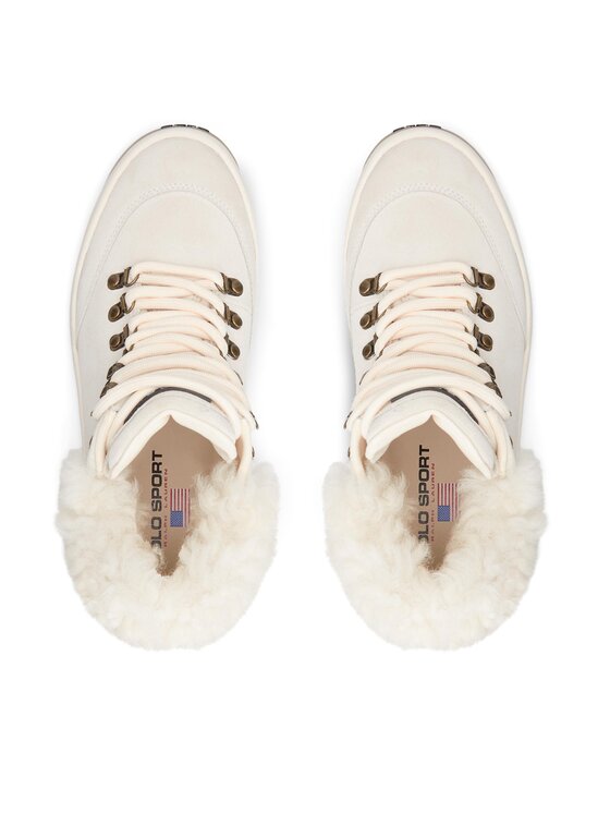 Polo Ralph Lauren Polo Ralph Lauren Šnurovacia obuv 804917245001 Écru