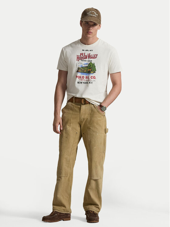 Polo Ralph Lauren Polo Ralph Lauren Marškinėliai 710P04979001 Balta Classic Fit