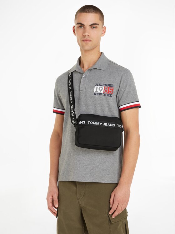 Tommy Jeans Tommy Jeans Мъжка чантичка Tjm Essential Ew Crossover AM0AM11522 Черен