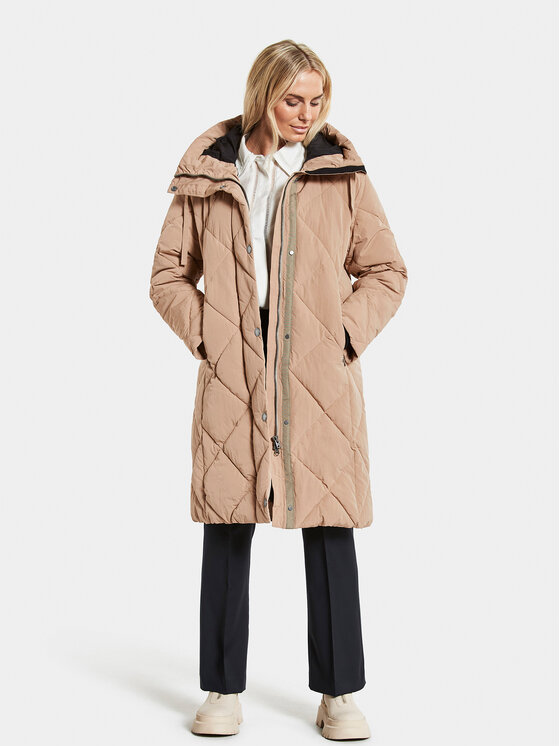 Didriksons Didriksons Зимно яке Torun 504377 Бежов Relaxed Fit