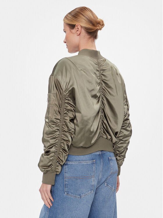 Calvin Klein Jeans Calvin Klein Jeans Geacă bomber J20J222591 Verde Regular Fit