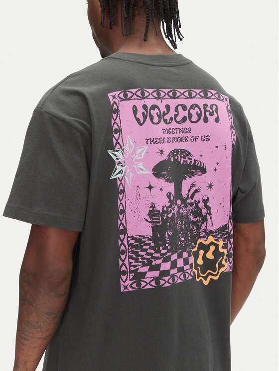 Volcom Volcom Tricou Filip Rygalski A4312506 Gri Loose Fit