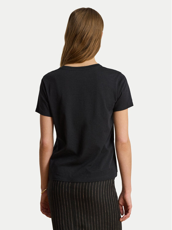 LAUREN RALPH LAUREN LAUREN RALPH LAUREN T-Shirt 200P13943001 Černá Regular Fit