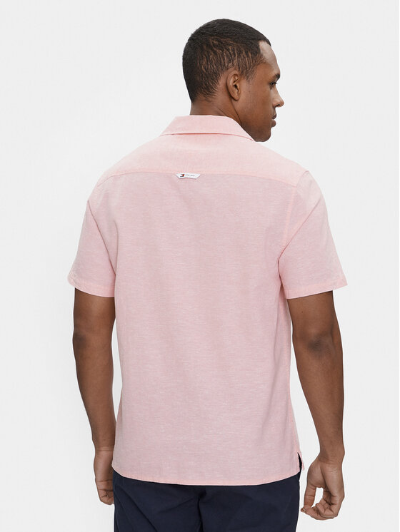 Tommy Jeans Tommy Jeans Camicia Camp DM0DM18963 Rosa Regular Fit