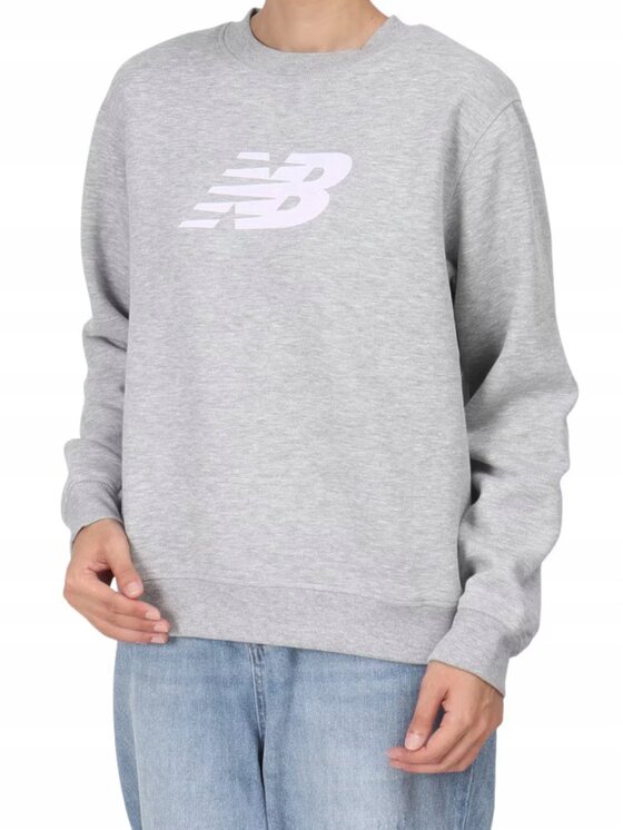 New Balance New Balance Bluza WT43526AG Szary Standard Fit