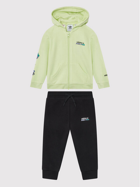 adidas adidas Φόρμα Graphic HE6913 Πράσινο Regular Fit