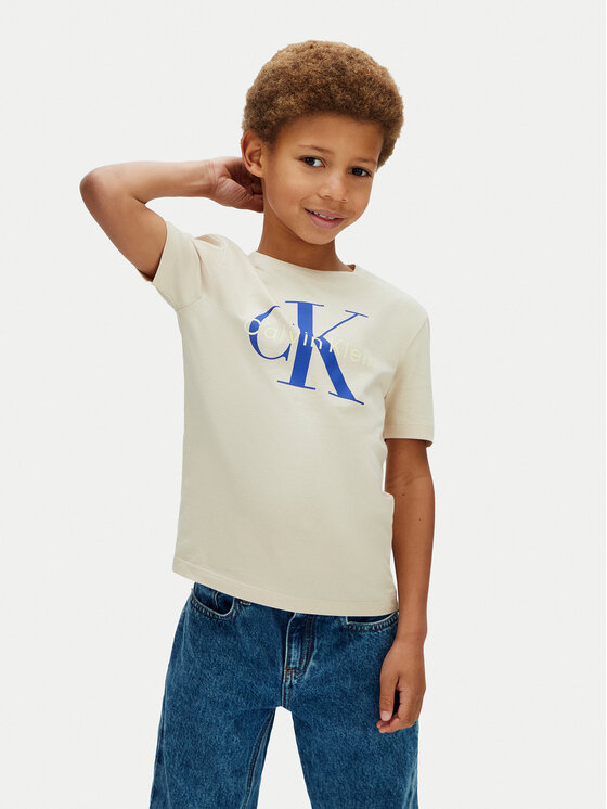 Calvin Klein Jeans Calvin Klein Jeans T-Shirt Monologo LV1CKSJA33 Γκρι Regular Fit