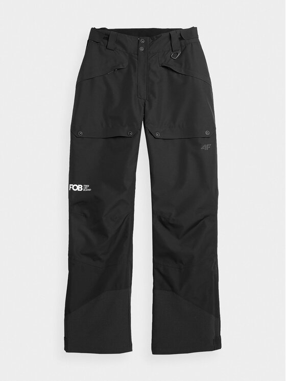 4F 4F Сноуборд панталони 4FAW23TFTRM345 Черен Regular Fit