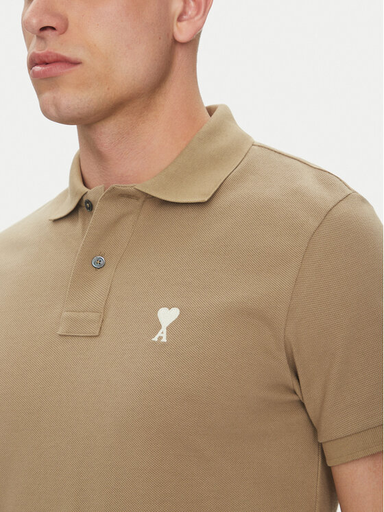 AMI PARIS AMI PARIS Polo majica HPL060.760 Khaki Regular Fit