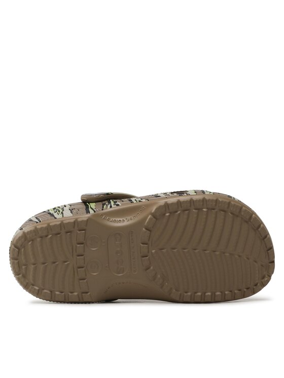 Crocs Crocs Klapki Classic Printed Camo Clog 206454 Khaki