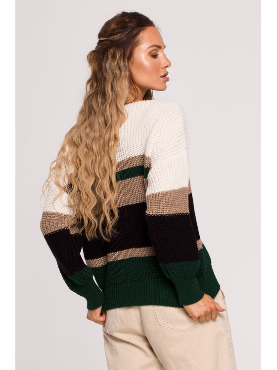Made of Emotion Made of Emotion Sweter M686 Zielony