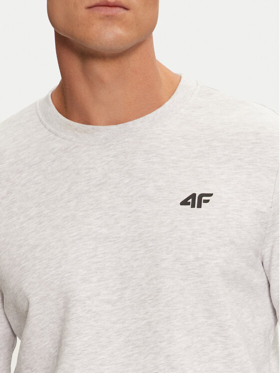 4F 4F Mikina 4FWMM00TSWSM1465 Sivá Regular Fit