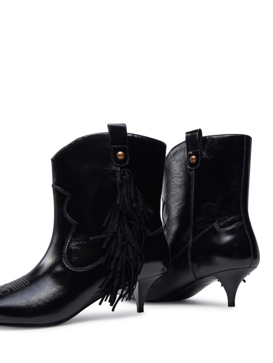 PINKO PINKO Kaubojske čizme Ada 12 SD0099 P043 Crna