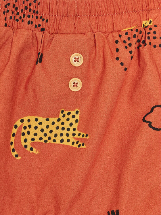 United Colors Of Benetton United Colors Of Benetton Kratke hlače iz tkanine 484WA900E Oranžna Regular Fit