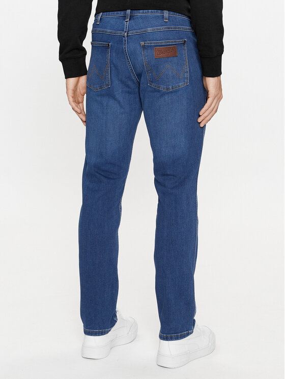 Wrangler Wrangler Jeans hlače Greensboro 112341409 Modra Regular Fit