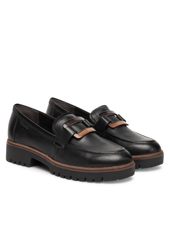 Tamaris Tamaris Loafersy 1-24722-43 Černá
