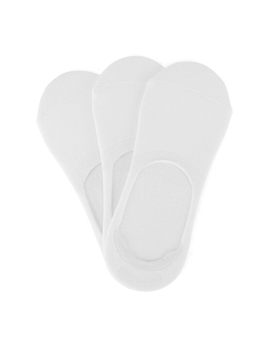 Sprandi Súprava 3 párov krátkych pánskych ponožiek 0MB-001-SS24 (3-pack) Biela