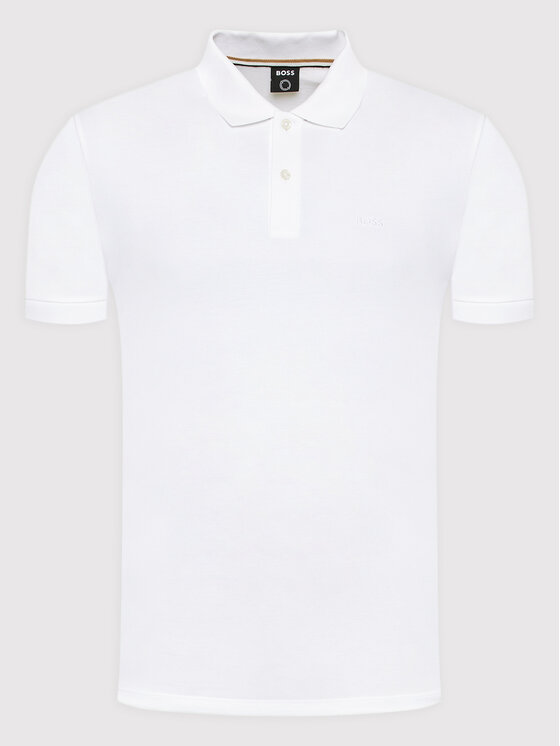 BOSS Boss Polo Pallas 50468362 Biały Regular Fit