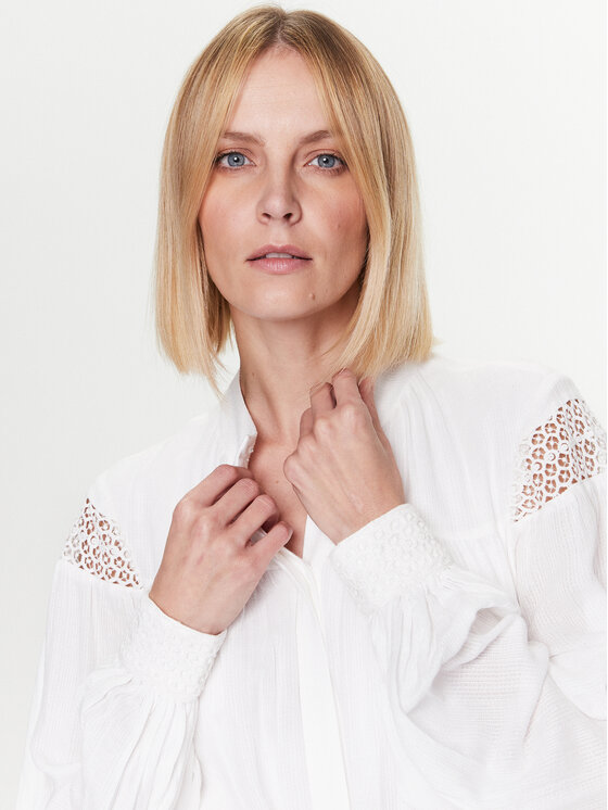 Bruuns Bazaar Bruuns Bazaar Ежедневна рокля Leora BBW3156 Бял Regular Fit