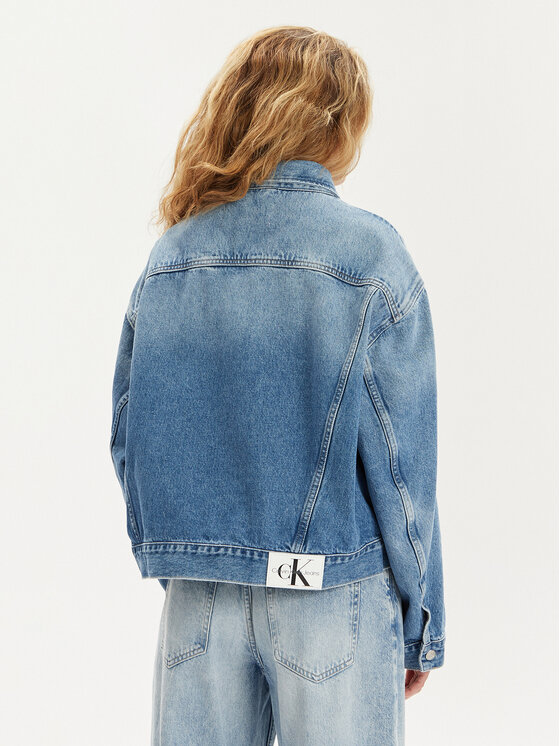 Calvin Klein Jeans Calvin Klein Jeans Jeansjacke J20J222787 Blau Boxy Fit