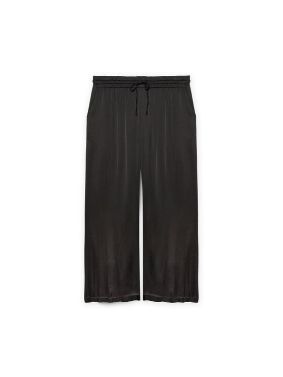Fiorella Rubino Fiorella Rubino Spodnie materiałowe P092L002268N033 Czarny Over Fit