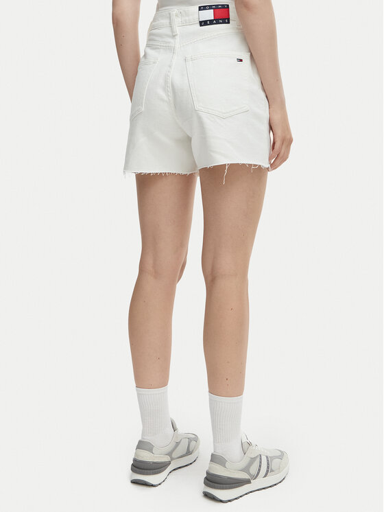 Tommy Jeans Tommy Jeans Džínové šortky DW0DW22695 Bílá Regular Fit