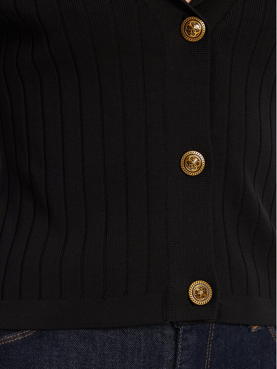 Guess Guess Ζακέτα W5YR11 Z0130 Μαύρο Regular Fit