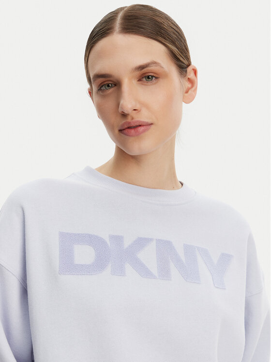 DKNY Sport DKNY Sport Majica dugih rukava DP5T1140 Svijetloplava Regular Fit