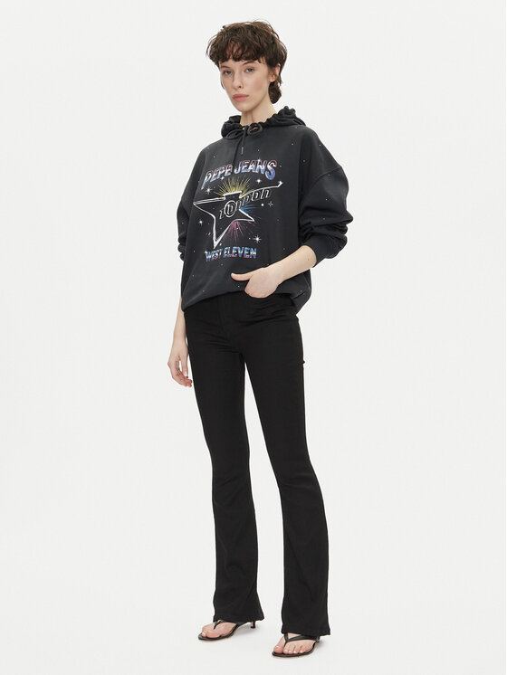 Pepe Jeans Pepe Jeans Farmer PL204905 Fekete Flare Fit
