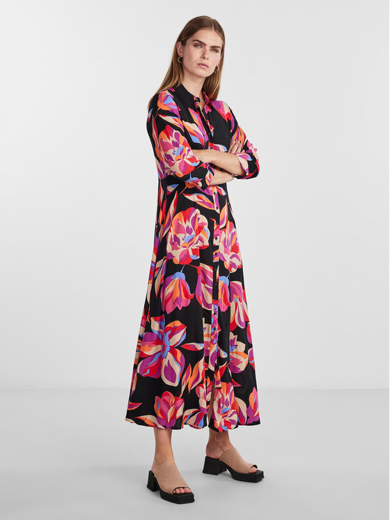 YAS YAS Hemdkleid Savanna 26022663 Bunt Loose Fit