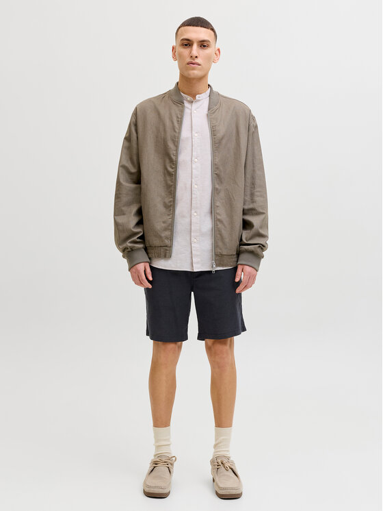 Jack & Jones Jack & Jones Bavlnené šortky Jaiden 12293768 Čierna Relaxed Fit