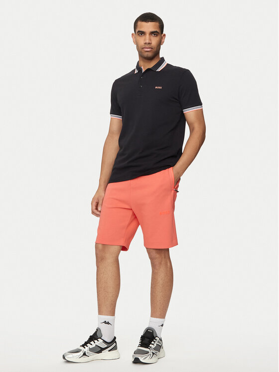 BOSS Boss Polo Paddy 50469055 Czarny Regular Fit