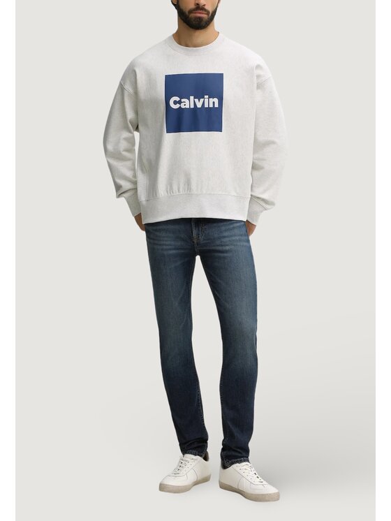 Calvin Klein Jeans Calvin Klein Jeans Τζιν SLIM TAPER OIL SLICK Μπλε Slim Fit