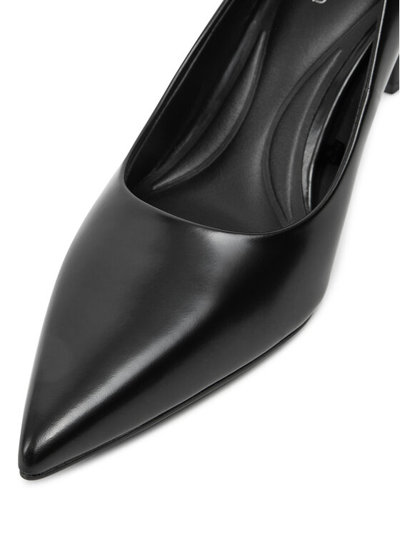 Calvin Klein Calvin Klein Štikle Heel Pump 70 - Brush L HW0HW02446 Crna
