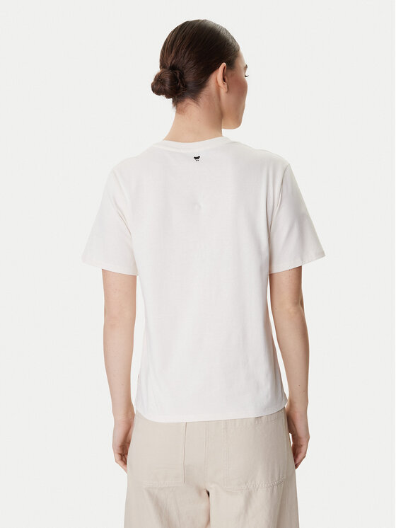 Weekend Max Mara Weekend Max Mara Marškinėliai West 2615971041 Écru Regular Fit