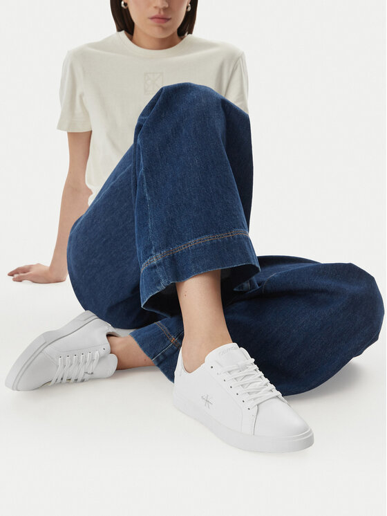 Calvin Klein Calvin Klein Sneakers Low Prof Cupsole Lth HW0HW03295 Bianco